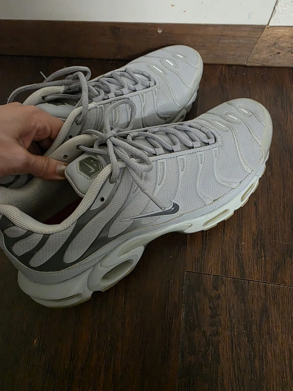 Size 12 - Nike Air Max Plus TN Wolf Grey 2018 Gray On Gray